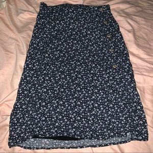 Abercrombie kids floral skirt